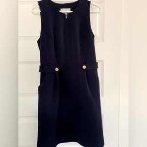 Navy shift dress
